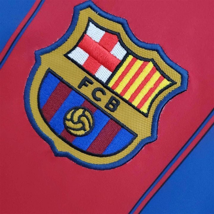 03/04 FC Barcelona Home Kit from FootballPrestige.club - Premium Football Kits