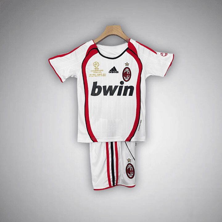 06/07 AC Milan Away Kids Size Kit from FootballPrestige.club - Premium Football Kits
