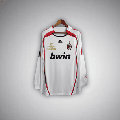06/07 AC Milan Away Premium Long Sleeve Kit from FootballPrestige.club - Premium Football Kits