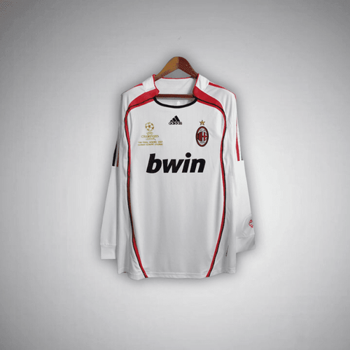 06/07 AC Milan Away Premium Long Sleeve Kit from FootballPrestige.club - Premium Football Kits