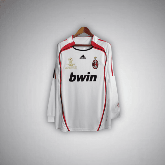 06/07 AC Milan Away Premium Long Sleeve Kit from FootballPrestige.club - Premium Football Kits