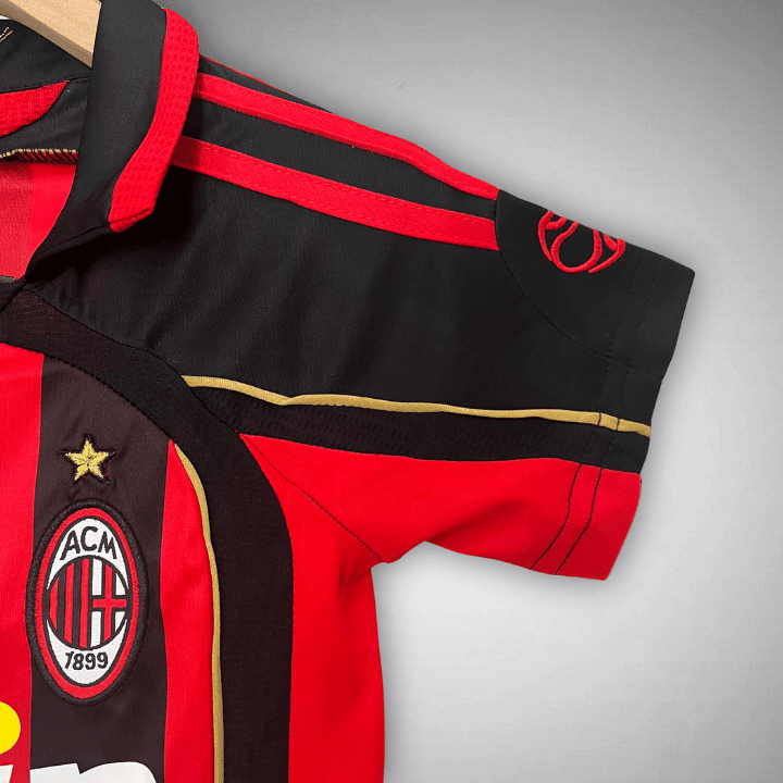06/07 AC Milan Home Kids Size Kit from FootballPrestige.club - Premium Football Kits