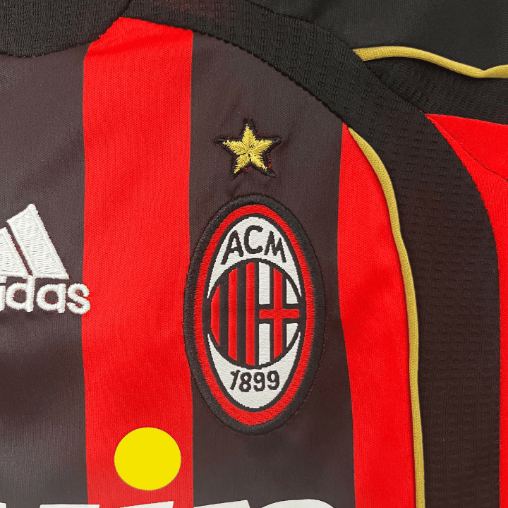 06/07 AC Milan Home Kids Size Kit from FootballPrestige.club - Premium Football Kits