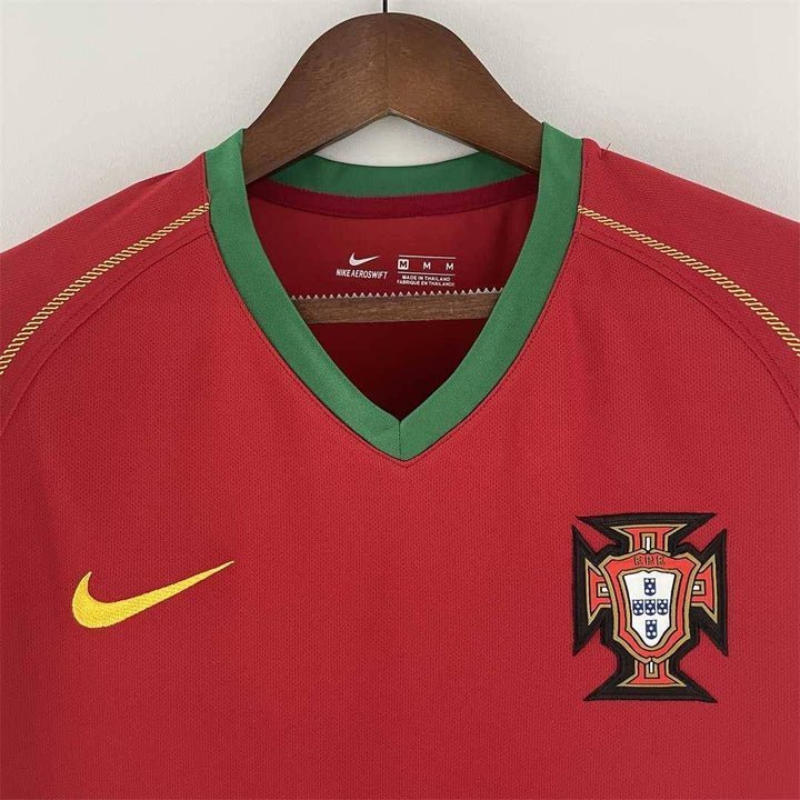 06/07 Portugal Home Kit from FootballPrestige.club - Premium Football Kits
