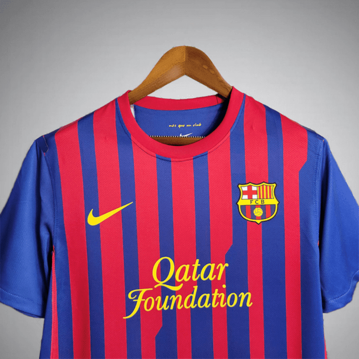 11/12 FC Barcelona Home Kit from FootballPrestige.club - Premium Football Kits