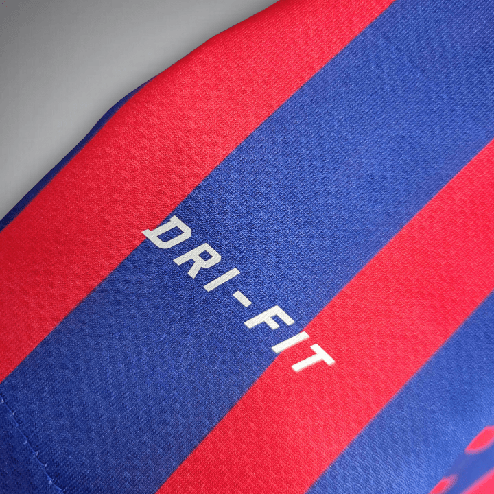 11/12 FC Barcelona Long Sleeve Home Kit from FootballPrestige.club - Premium Football Kits