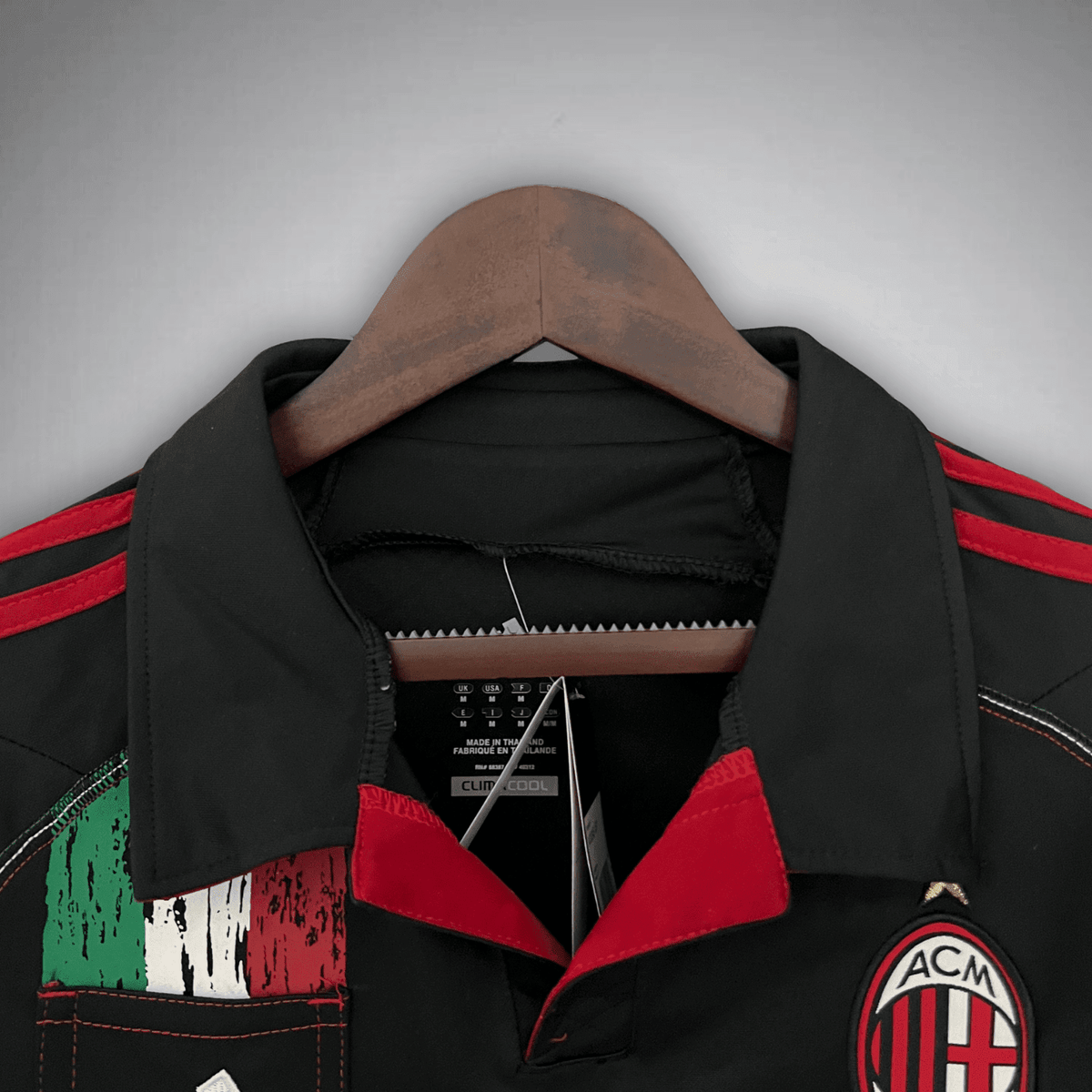 12/13 AC Milan Away Premium Kit from FootballPrestige.club - Premium Football Kits