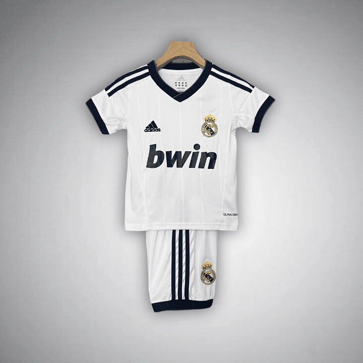 12/13 Real Madrid Home Kids Size Kit from FootballPrestige.club - Premium Football Kits