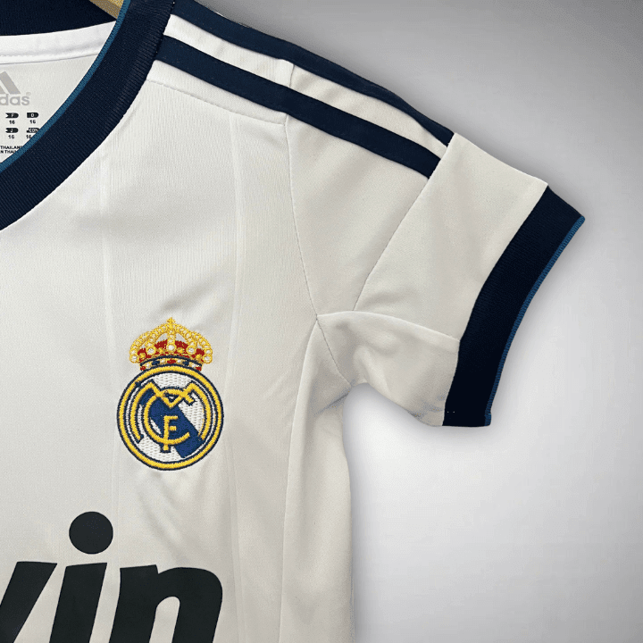 12/13 Real Madrid Home Kids Size Kit from FootballPrestige.club - Premium Football Kits