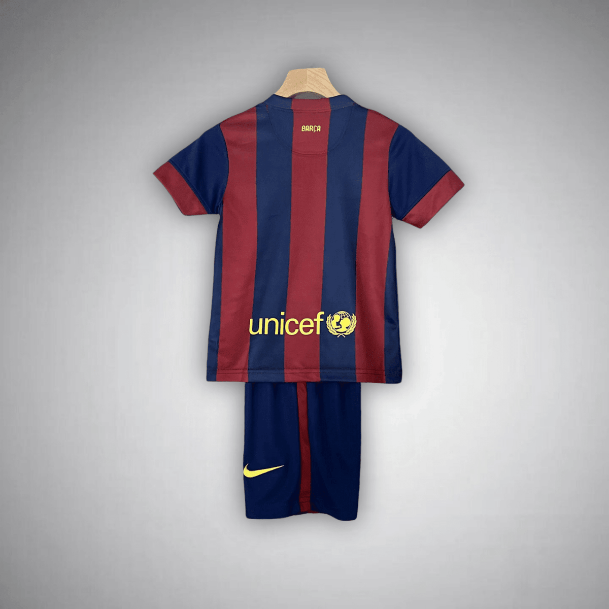 14/15 FC Barcelona Home Kids Size Kit from FootballPrestige.club - Premium Football Kits