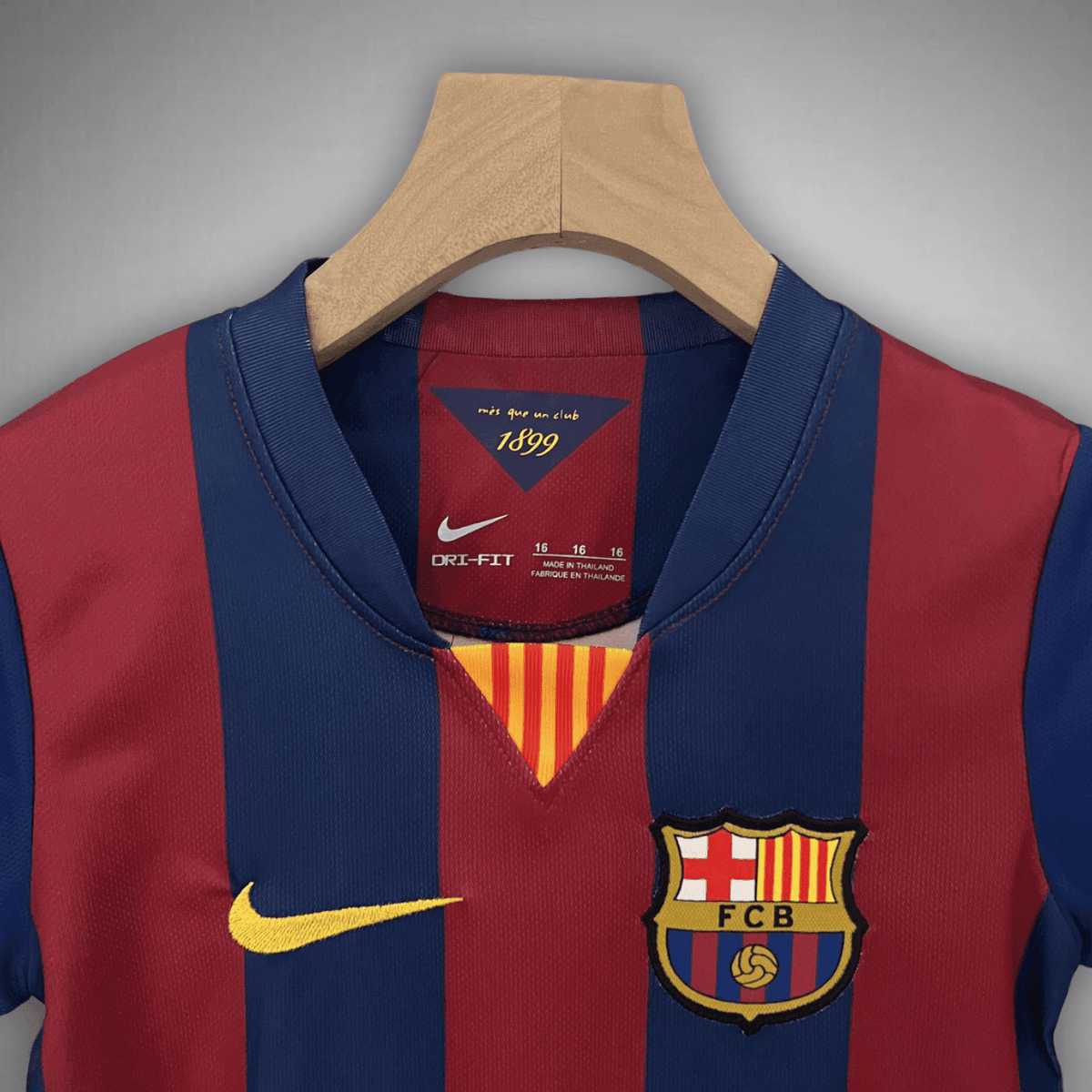 14/15 FC Barcelona Home Kids Size Kit from FootballPrestige.club - Premium Football Kits