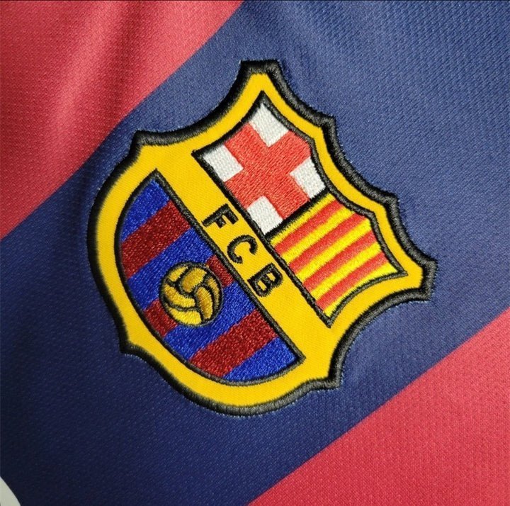 14/15 FC Barcelona Home Kit from FootballPrestige.club - Premium Football Kits