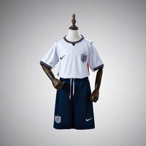 2026 England Home Kids Size Kit from FootballPrestige.club - Premium Football Kits