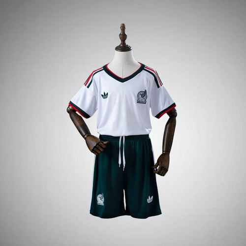 2026 Mexico Away Kids Size Kit from FootballPrestige.club - Premium Football Kits