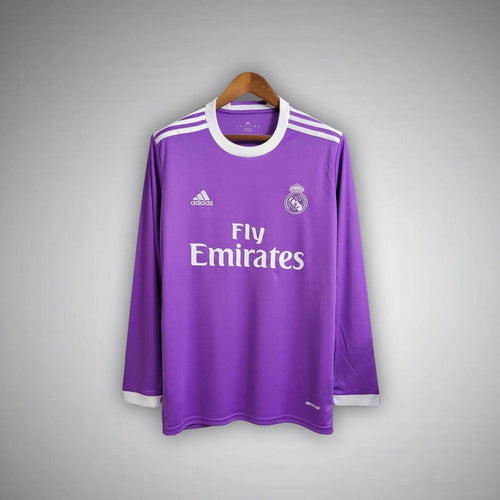 16/17 Real Madrid Away Long Sleeve Kit from FootballPrestige.club - Premium Football Kits