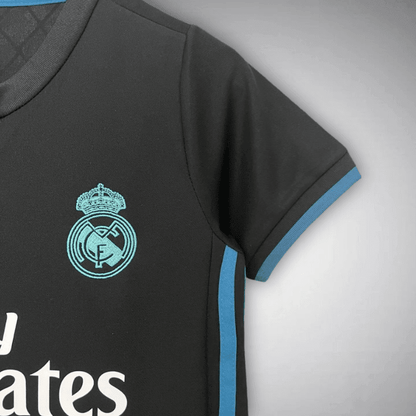 17/18 Real Madrid Away Premium Kids Size Kit from FootballPrestige.club - Premium Football Kits