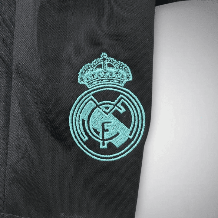 17/18 Real Madrid Away Premium Kids Size Kit from FootballPrestige.club - Premium Football Kits