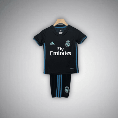 17/18 Real Madrid Away Premium Kids Size Kit from FootballPrestige.club - Premium Football Kits