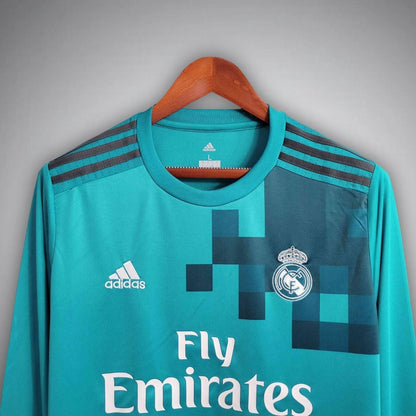 17/18 Real Madrid Third Long Sleeve Kit from FootballPrestige.club - Premium Football Kits