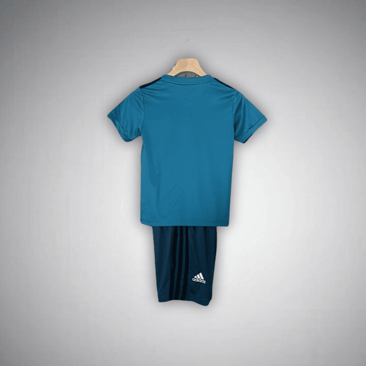 17/18 Real Madrid Third Premium Kids Size Kit from FootballPrestige.club - Premium Football Kits