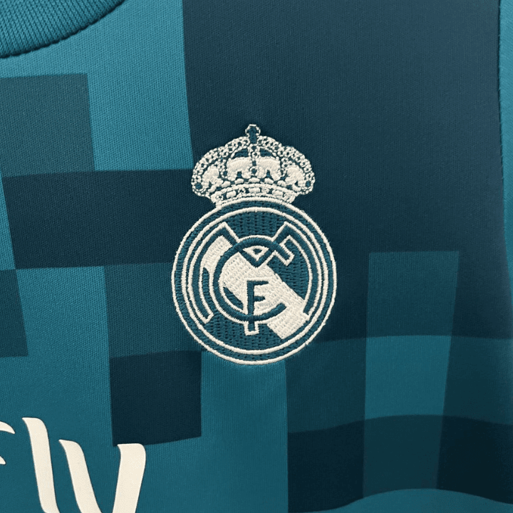 17/18 Real Madrid Third Premium Kids Size Kit from FootballPrestige.club - Premium Football Kits