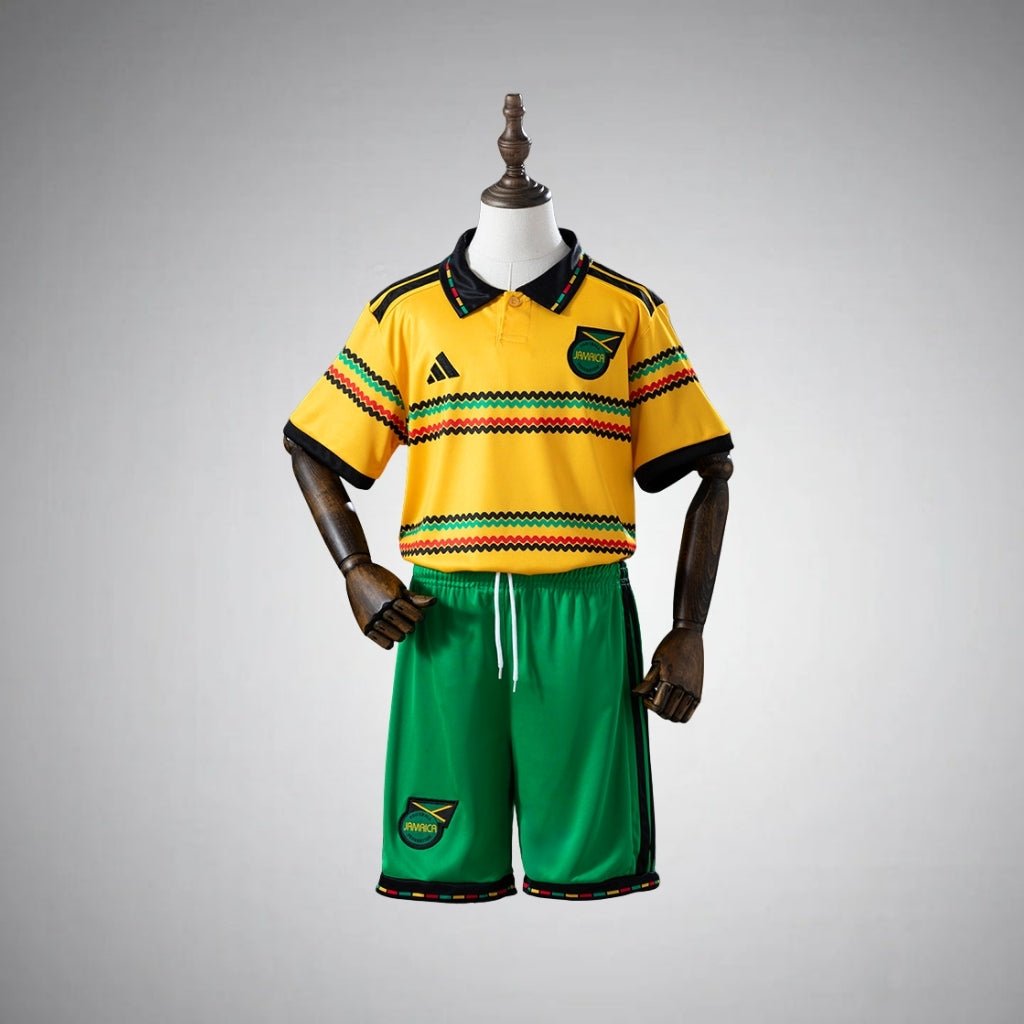 2026 Jamaica Home Kids Size Kit from FootballPrestige.club - Premium Football Kits