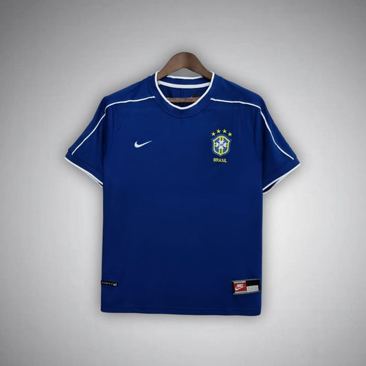 1998 Brazil Away Kit from FootballPrestige.club - Premium Football Kits