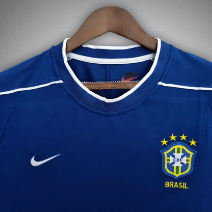 1998 Brazil Away Kit from FootballPrestige.club - Premium Football Kits