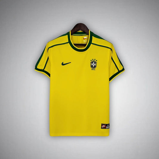 1998 Brazil Home Kit from FootballPrestige.club - Premium Football Kits