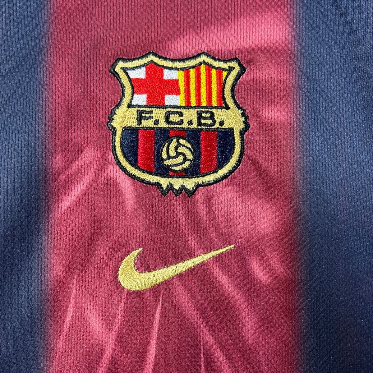 2000/01 FC Barcelona Retro x Cactus Jack Limited Edition Kids Size Home Kit from FootballPrestige.club - Premium Football Kits