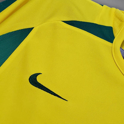 2002 Brazil Home Kit from FootballPrestige.club - Premium Football Kits