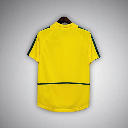 2002 Brazil Home Kit from FootballPrestige.club - Premium Football Kits