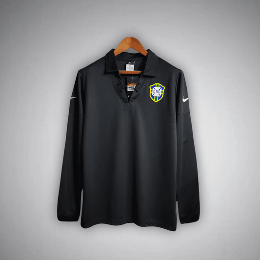 2004 Brazil "Centenary" Long Sleeve Kit from FootballPrestige.club - Premium Football Kits