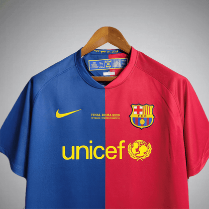 2009 FC Barcelona UCL Final Kit from FootballPrestige.club - Premium Football Kits