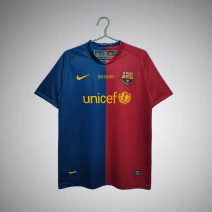 2009 FC Barcelona UCL Final Kit from FootballPrestige.club - Premium Football Kits