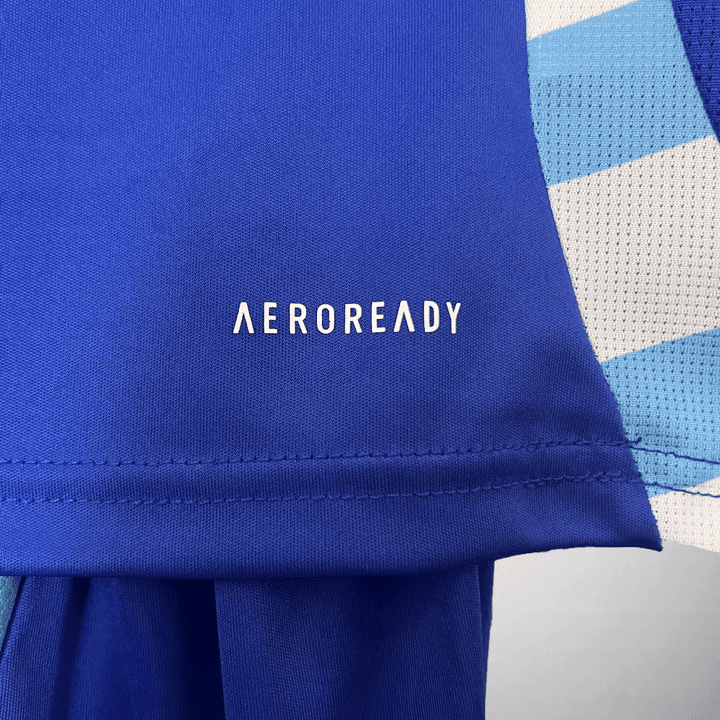 2024 Argentina Away Kids Size Kit from FootballPrestige.club - Premium Football Kits