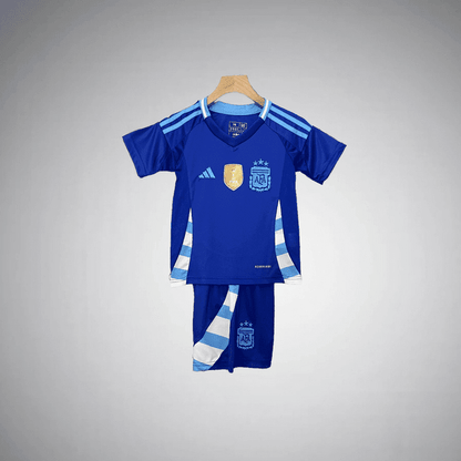 2024 Argentina Away Kids Size Kit from FootballPrestige.club - Premium Football Kits