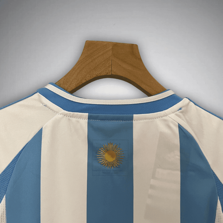 2024 Argentina Home Kids Size Kit from FootballPrestige.club - Premium Football Kits