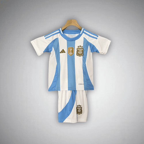 2024 Argentina Home Kids Size Kit from FootballPrestige.club - Premium Football Kits