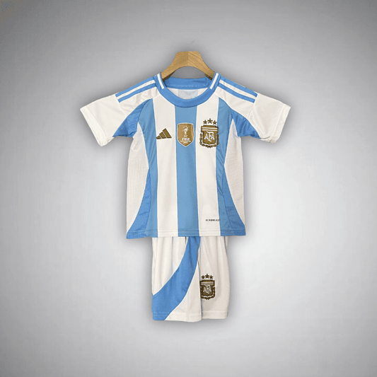 2024 Argentina Home Kids Size Kit from FootballPrestige.club - Premium Football Kits