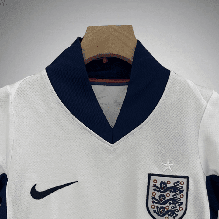 2024 England Home Kids Size Kit from FootballPrestige.club - Premium Football Kits
