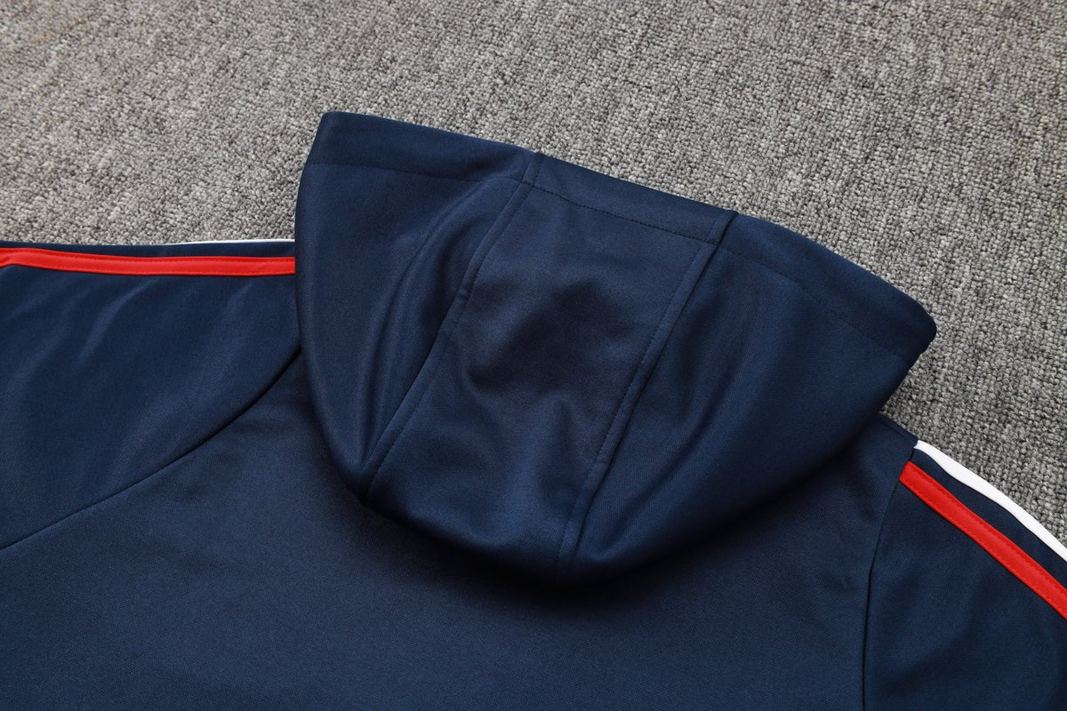 2024 Italy Dark Blue Premium Tracksuit from FootballPrestige.club - Premium Football Kits