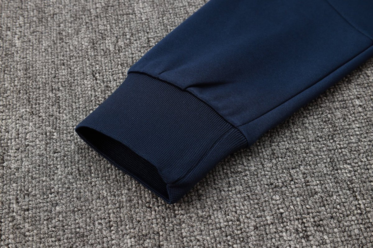 2024 Italy Dark Blue Premium Tracksuit from FootballPrestige.club - Premium Football Kits