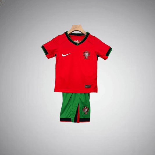 2024 Portugal Home Kids Size Kit from FootballPrestige.club - Premium Football Kits