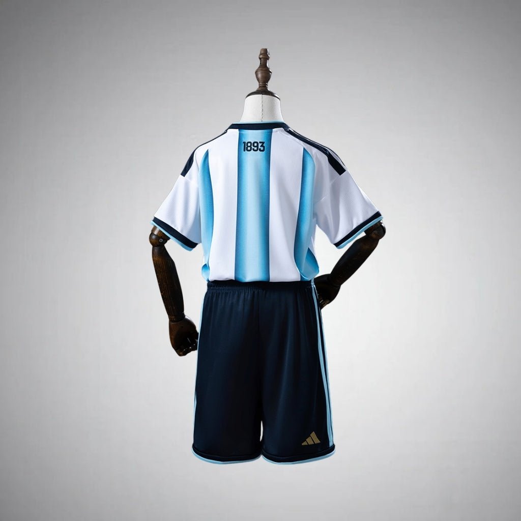 2026 Argentina Home Kids Size Kit from FootballPrestige.club - Premium Football Kits