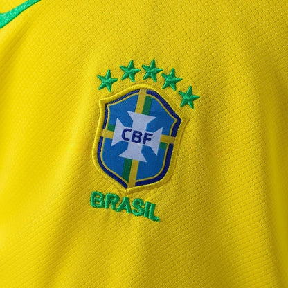 2026 Brazil Home Kids Size Kit from FootballPrestige.club - Premium Football Kits