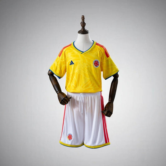 2026 Colombia Home Kids Size Kit from FootballPrestige.club - Premium Football Kits