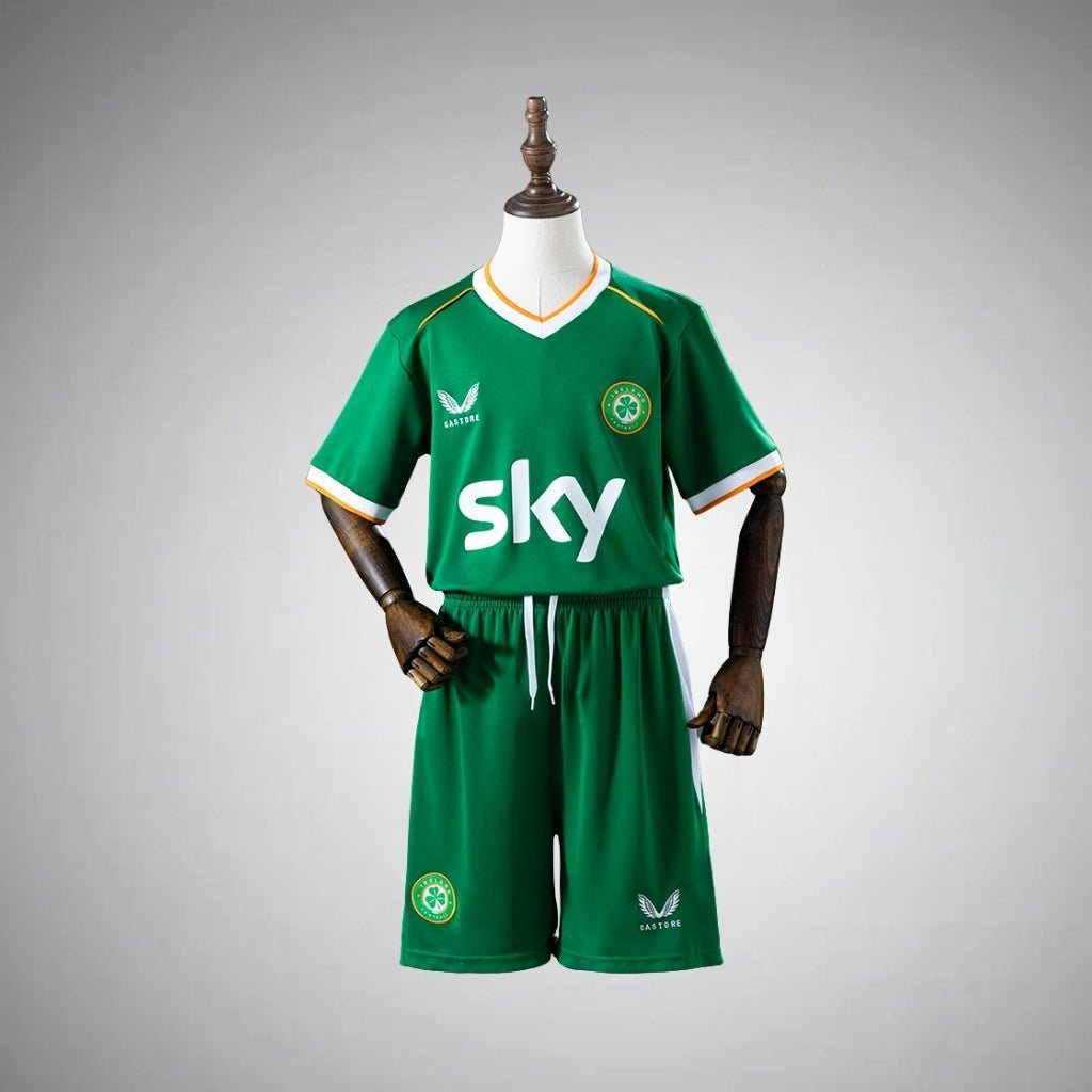 2026 Ireland Home Kids Size Kit from FootballPrestige.club - Premium Football Kits