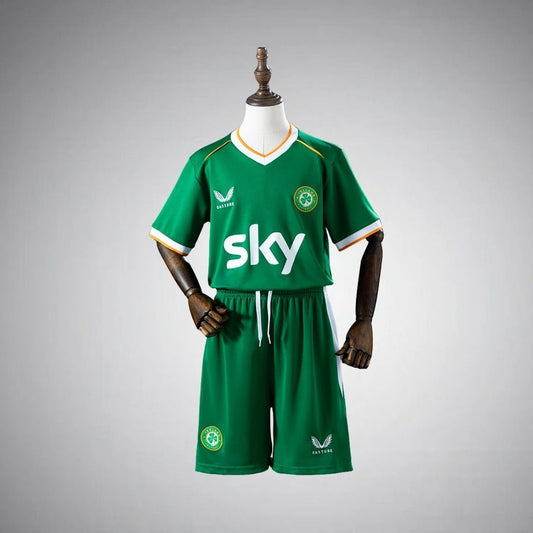 2026 Ireland Home Kids Size Kit from FootballPrestige.club - Premium Football Kits