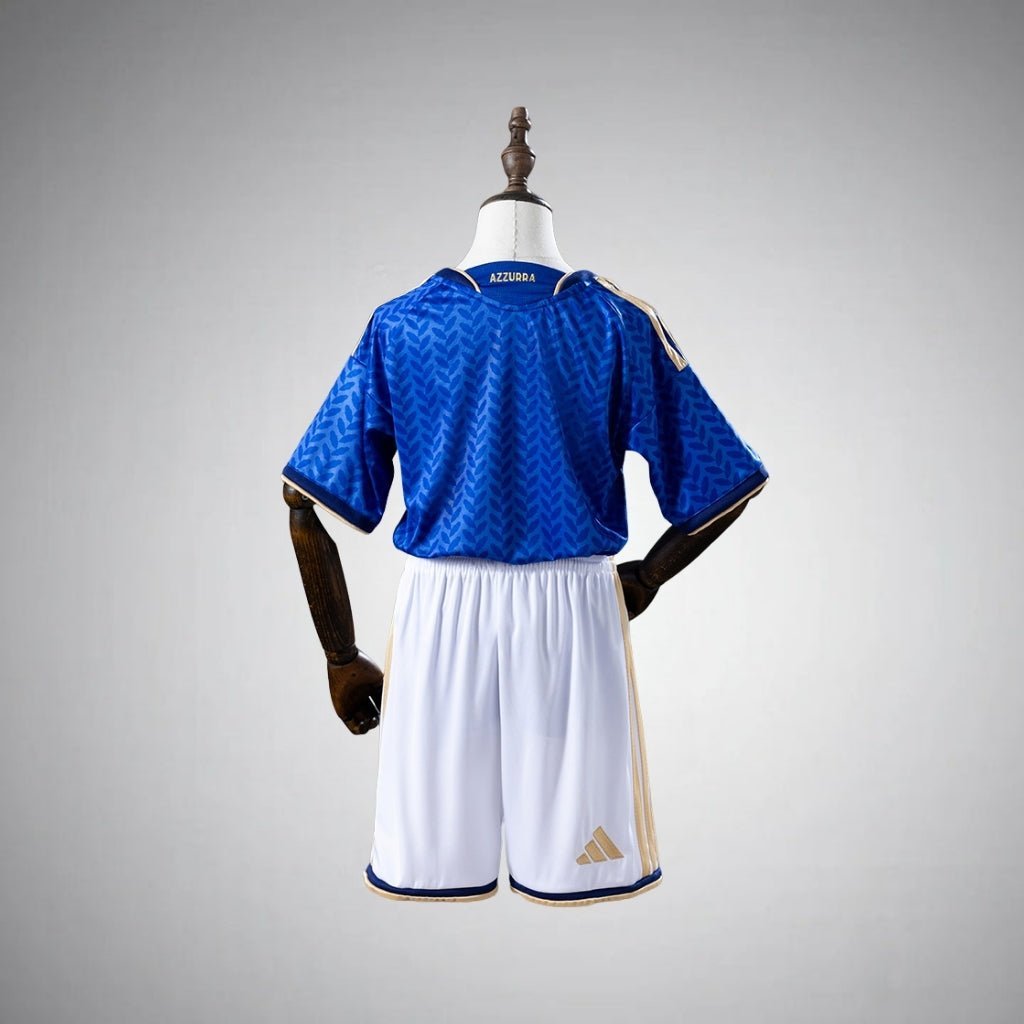 2026 Italy Home Kids Size Kit from FootballPrestige.club - Premium Football Kits